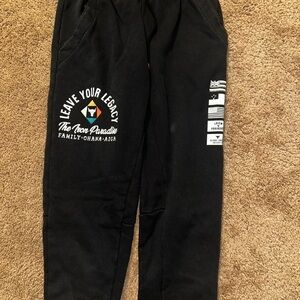 Under Armour Black Graphic Joggers for adults